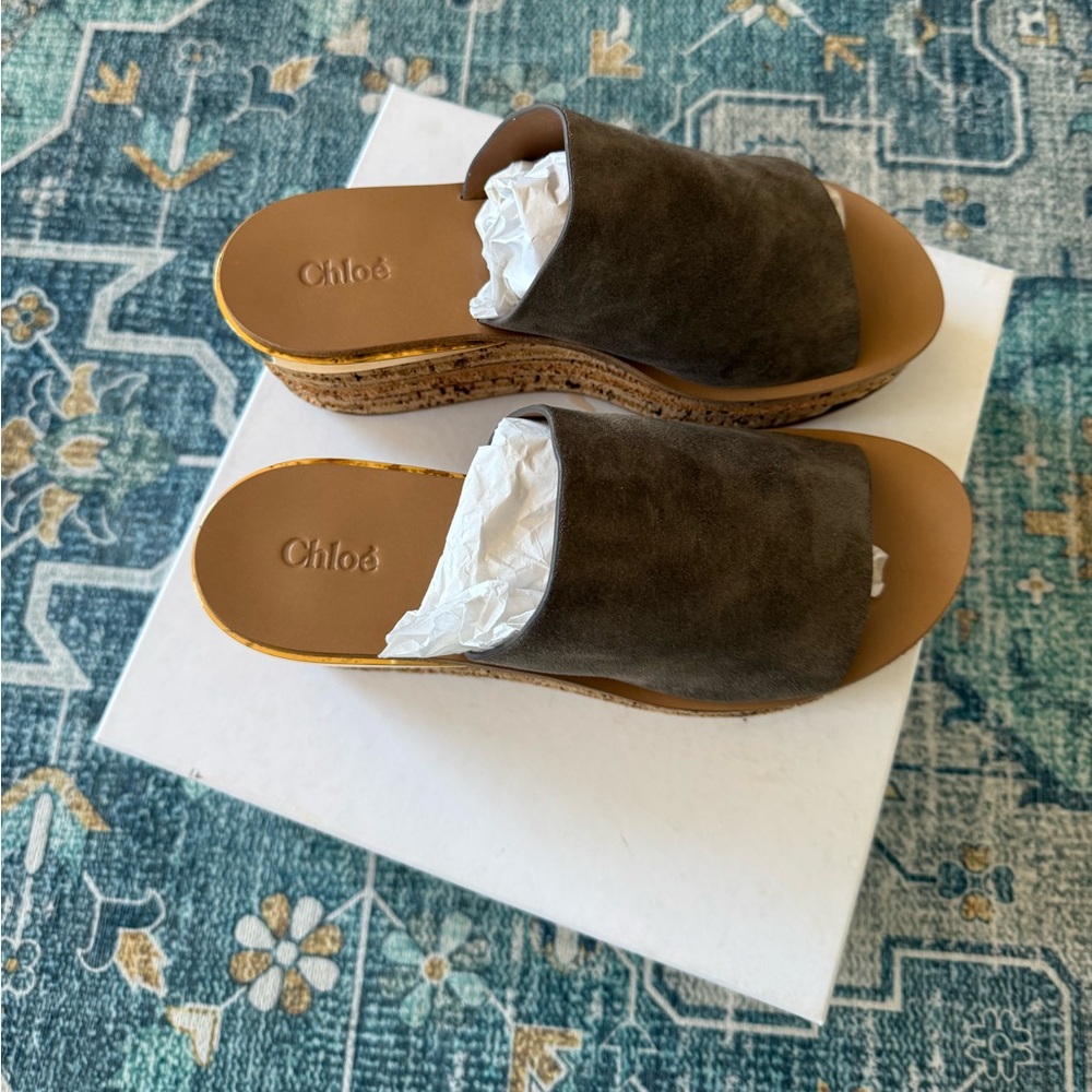 Chloé Camille Suede Sandals size 41 - Picture 5 of 5